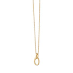 Monica Rich Kosann Jewelry - ’Design Your Own’ 18K Yellow Gold 1 Charm Station Necklace | Manfredi Jewels