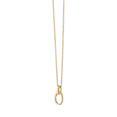 Monica Rich Kosann Design Your Own 18K Yellow Gold 1 Charm Enhancer Chain Stations Necklace