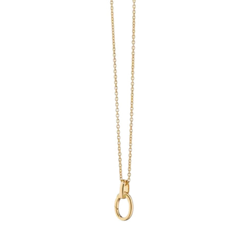 "Design Your Own" 18K Yellow Gold 1 Charm Station Necklace