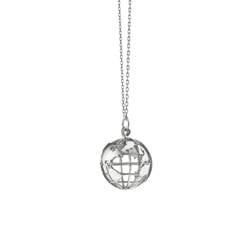 Monica Rich Kosann Jewelry - ’My Earth’ Sterling Silver Charm Pendant | Manfredi Jewels