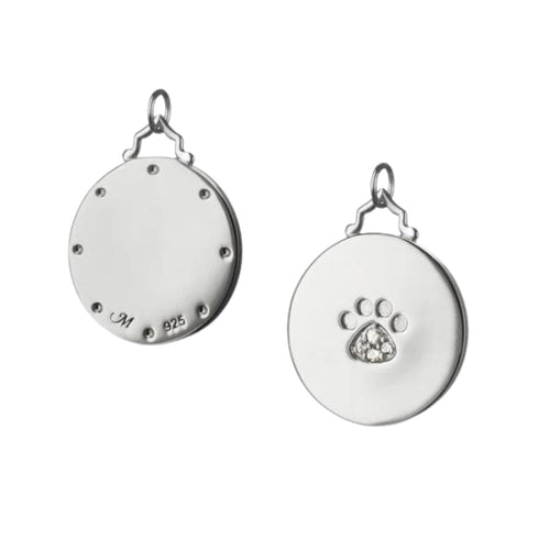 Monica Rich Kosann Jewelry - Paw Print Charm Sapphire Necklace | Manfredi Jewels
