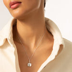 Monica Rich Kosann Jewelry - Slim ’Viv’ Sterling Silver Locket Necklace | Manfredi Jewels