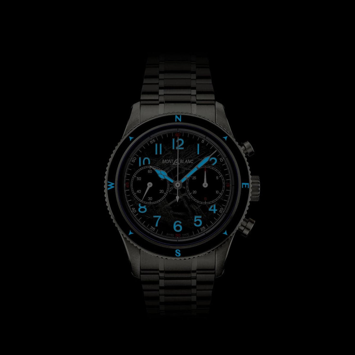 Montblanc New Watches - 1858 - AUTOMATIC CHRONOGRAPH OXYGEN THE 8000 | 130983 | Manfredi Jewels