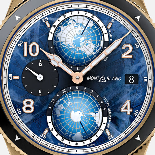 Montblanc New Watches - 1858 GEOSPHERE OXYGEN LIMITED EDITION | 129415 Manfredi Jewels