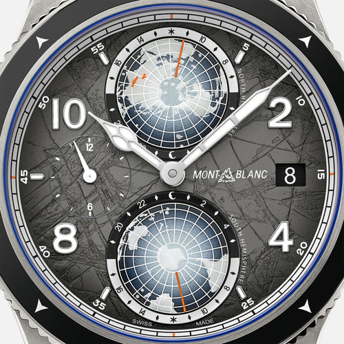 Montblanc New Watches - 1858 GEOSPHERE OXYGEN THE 8000 | 130982 Manfredi Jewels