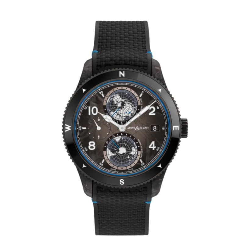Montblanc 1858 Geosphere Carbo Oxygen 132300 New Watches Manfredi Jewels