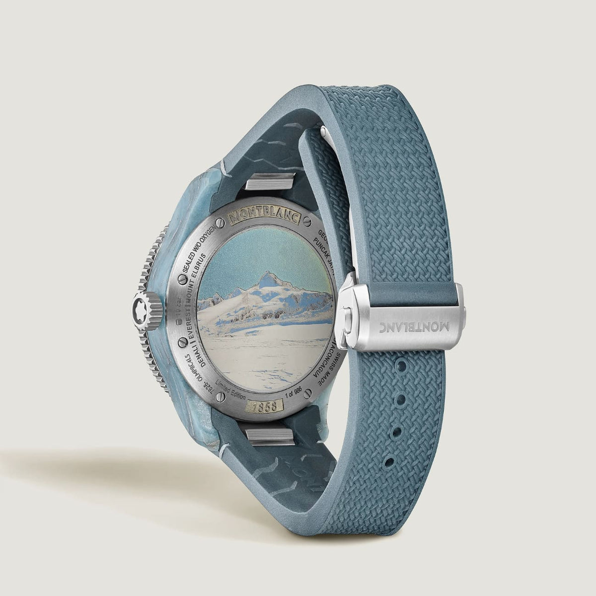 Montblanc New Watches - 1858 GEOSPHERE OXYGEN MOUNT VINSON | Manfredi Jewels