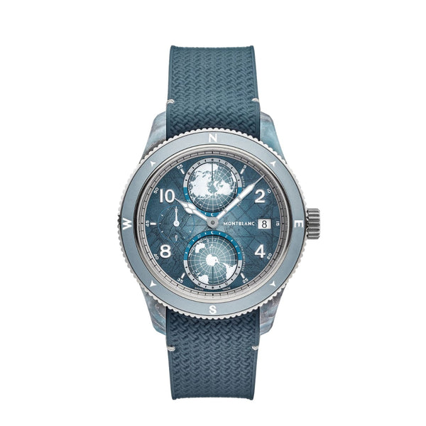 Montblanc 1858 Geosphere Mount Vinson Titanium Watch – Manfredi Jewels