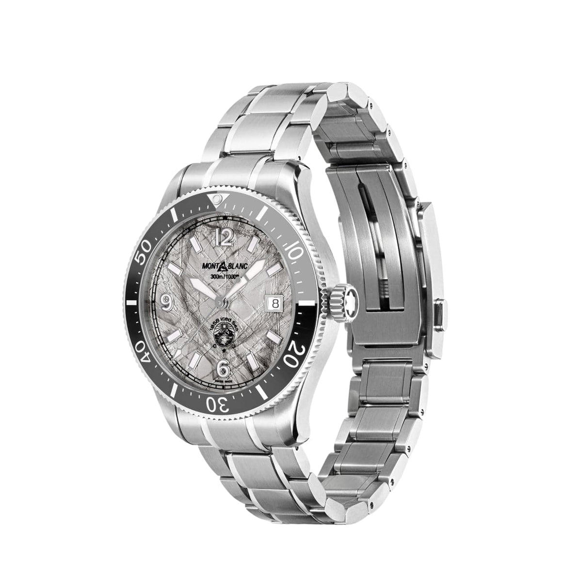 Montblanc New Watches - ICED SEA - 1858 AUTOMATIC DATE | 129373 | Manfredi Jewels