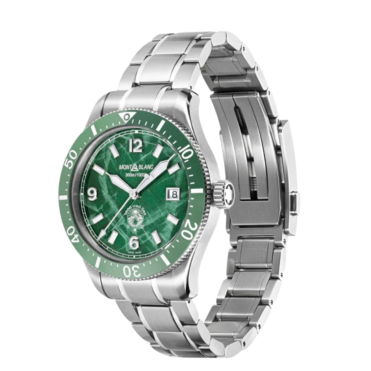Montblanc New Watches - ICED SEA - 1858 AUTOMATIC DATE | 129373 | Manfredi Jewels