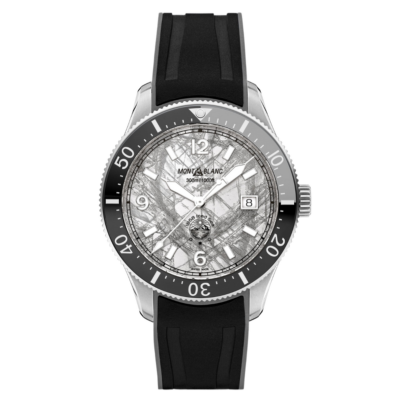 Montblanc New Watches - ICED SEA - 1858 AUTOMATIC DATE | 130807 | Manfredi Jewels