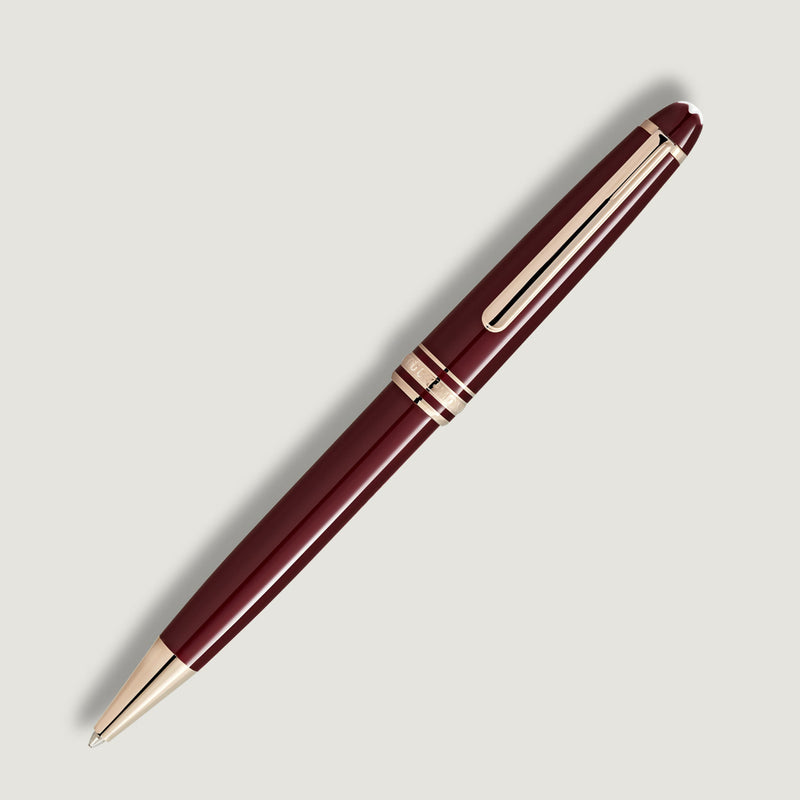 Montblanc Accessories - Meierstück Burgundy Red Classique Ballpoint | Manfredi Jewels