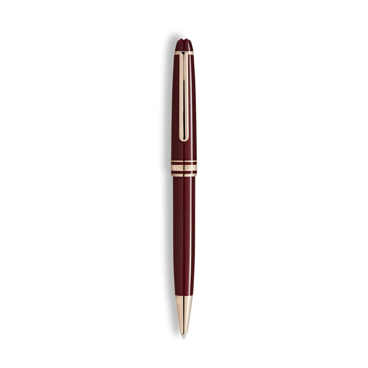 Montblanc Accessories - Meierstück Burgundy Red Classique Ballpoint | Manfredi Jewels