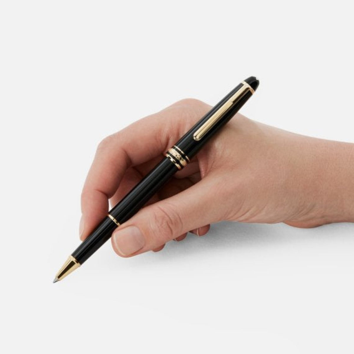 Montblanc Accessories - Meisterstück Gold-coated Classique Rollerball Pen | Manfredi Jewels