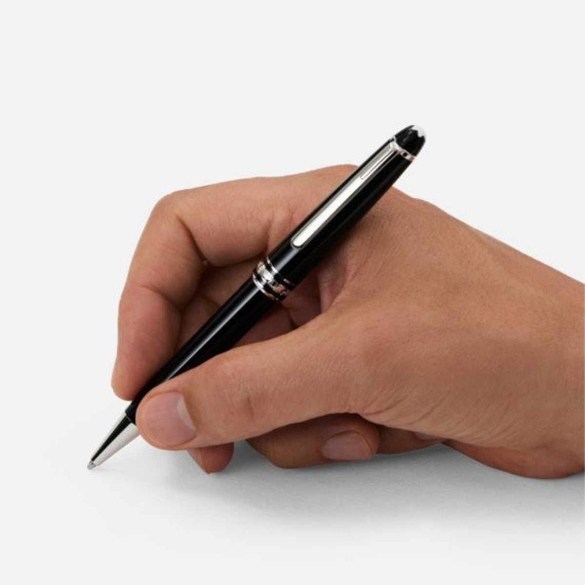Montblanc Accessories - Meisterstück Platinum-coated Classique Ballpoint Pen | Manfredi Jewels