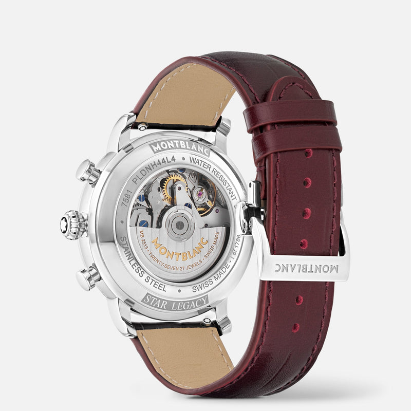 Reloj montblanc stainless steel back water resistant best sale