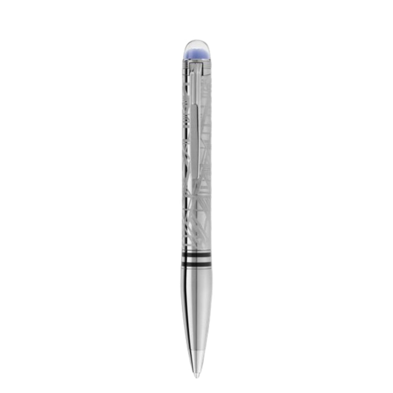 Montblanc Accessories - Starwalker Space Blue Metal Ballpoint Pen | Manfredi Jewels