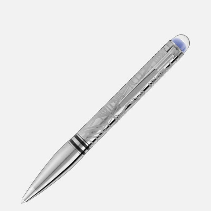 Montblanc Accessories - Starwalker Space Blue Metal Ballpoint Pen | Manfredi Jewels