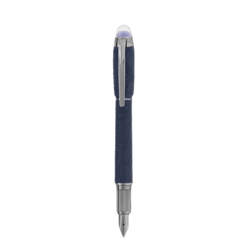 Montblanc Accessories - Starwalker Spaceblue Resin Fountain Pen | Manfredi Jewels