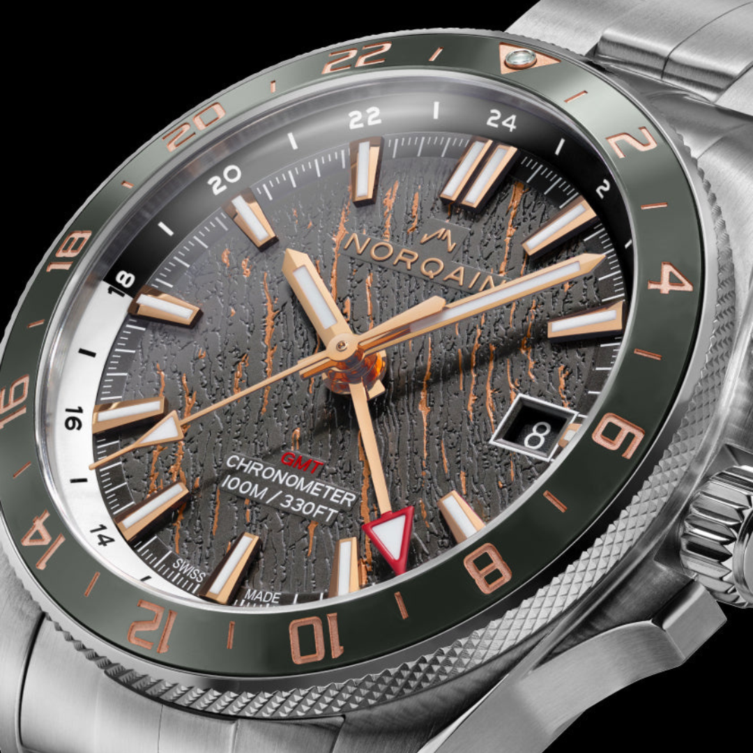 NORQAIN New Watches - ADVENTURE NEVEREST GMT GLACIER | Manfredi Jewels