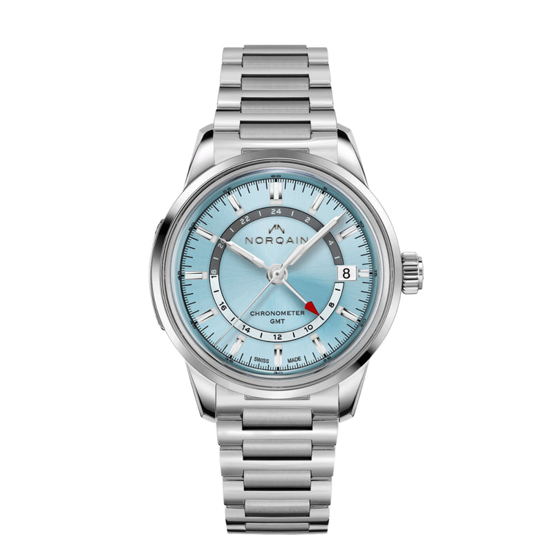 NORQAIN New Watches - FREEDOM 60 GMT - ICE BLUE | Manfredi Jewels