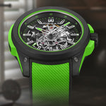 Norqain New Watches - INDEPENDENCE WILD ONE SKELETON - GECKO GREEN | Manfredi Jewels