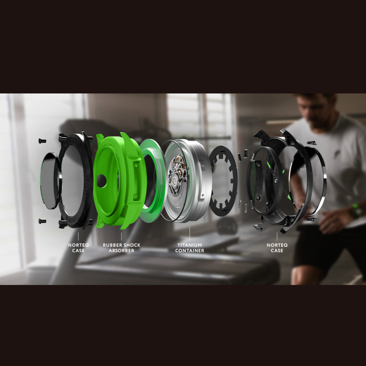 NORQAIN New Watches - INDEPENDENCE WILD ONE SKELETON - GECKO GREEN | Manfredi Jewels