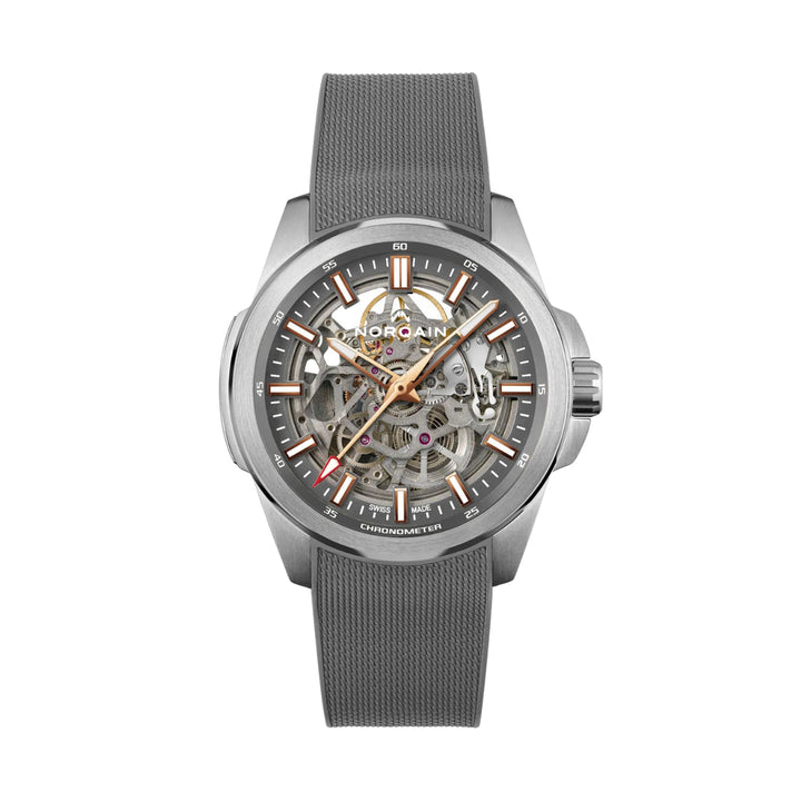 NORQAIN New Watches - INDEPENDENCE WILD ONE SKELETON GREY | Manfredi Jewels