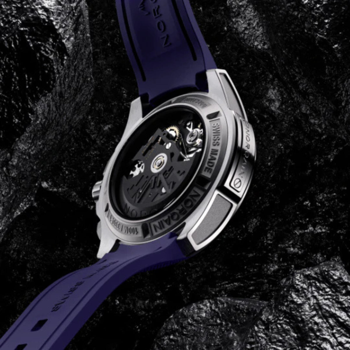 NORQAIN New Watches - INDEPENDENCE WILD ONE SKELETON PURPLE | Manfredi Jewels