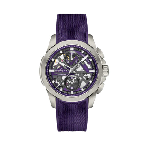 NORQAIN New Watches - INDEPENDENCE WILD ONE SKELETON PURPLE | Manfredi Jewels