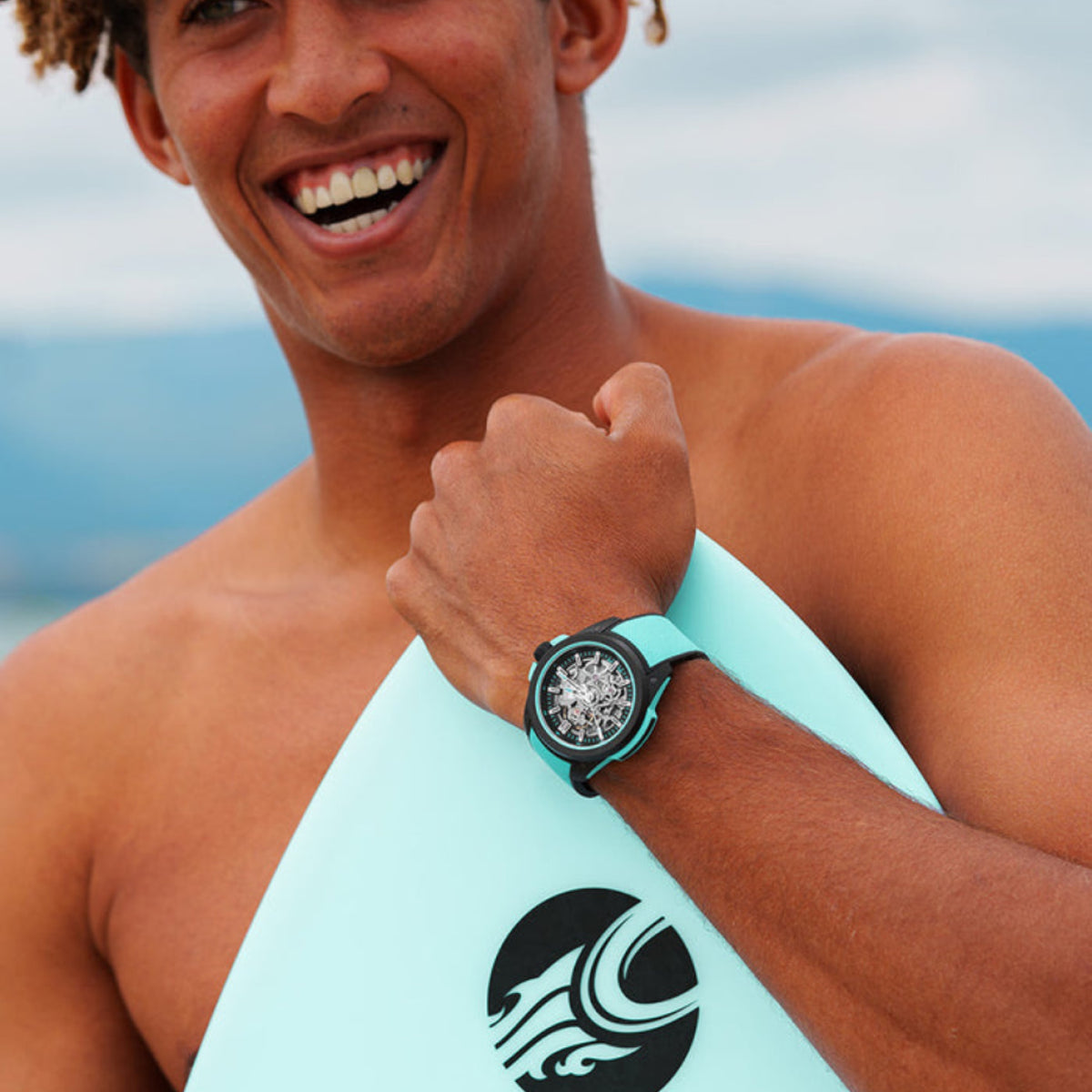 NORQAIN New Watches - INDEPENDENCE WILD ONE SKELETON - TURQUOISE | Manfredi Jewels