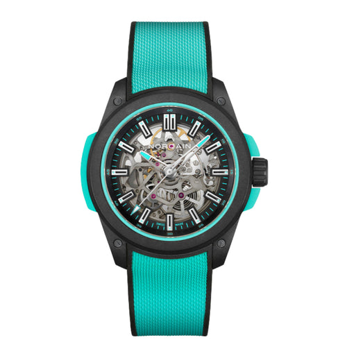 Norqain New Watches - INDEPENDENCE WILD ONE SKELETON - TURQUOISE | Manfredi Jewels