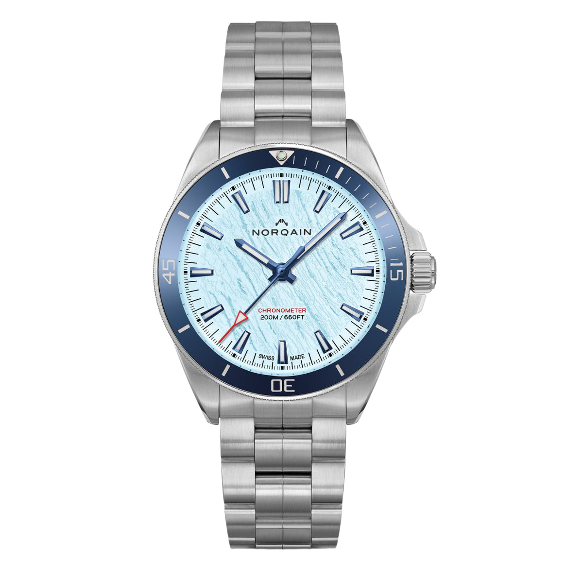 NORQAIN New Watches - NEVEREST GLACIER - ICE BLUE | Manfredi Jewels