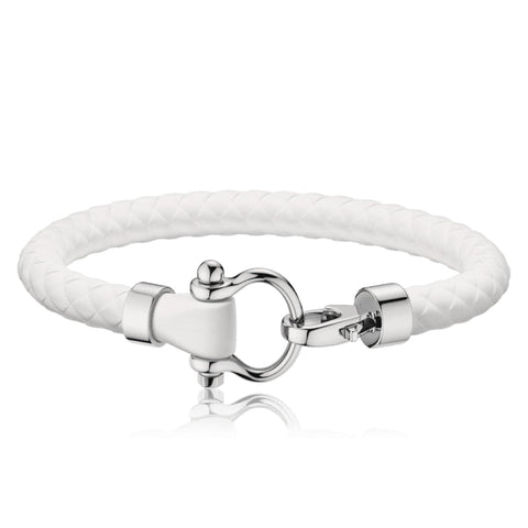 SAILING BRACELET - WHITE RUBBER