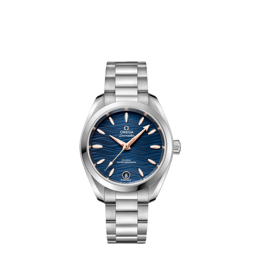 OMEGA New Watches - SEAMASTER AQUA TERRA 150M CO‑AXIAL MASTER CHRONOMETER 34 MM | Manfredi Jewels