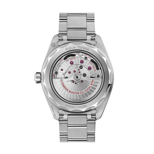 OMEGA New Watches - SEAMASTER AQUA TERRA 150M CO‑AXIAL MASTER CHRONOMETER GMT WORLDTIMER | Manfredi Jewels
