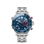 OMEGA New Watches - SEAMASTER DIVER 300M CO‑AXIAL MASTER CHRONOMETER CHRONOGRAPH AMERICA’S CUP | Manfredi Jewels