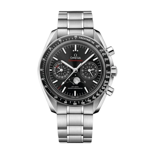OMEGA New Watches - SPEEDMASTER MOONPHASE CO‑AXIAL MASTER CHRONOMETER MOONPHASE CHRONOGRAPH | Manfredi Jewels