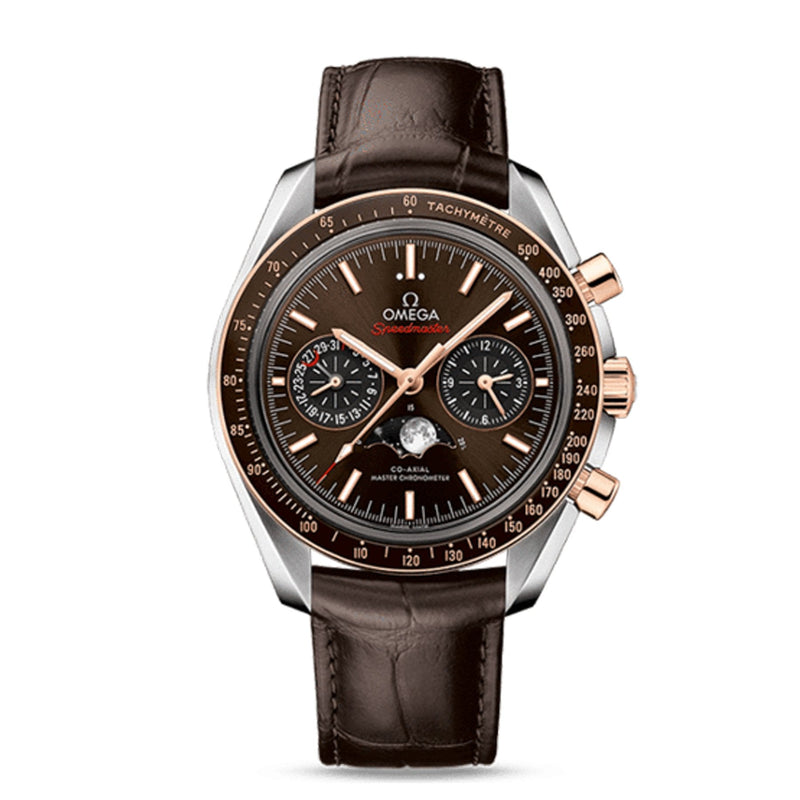 OMEGA Watches - Speedmaster Moonwatch Co - Axial Master Chronometer Moonphase Chronograph 44.25 MM | Manfredi Jewels