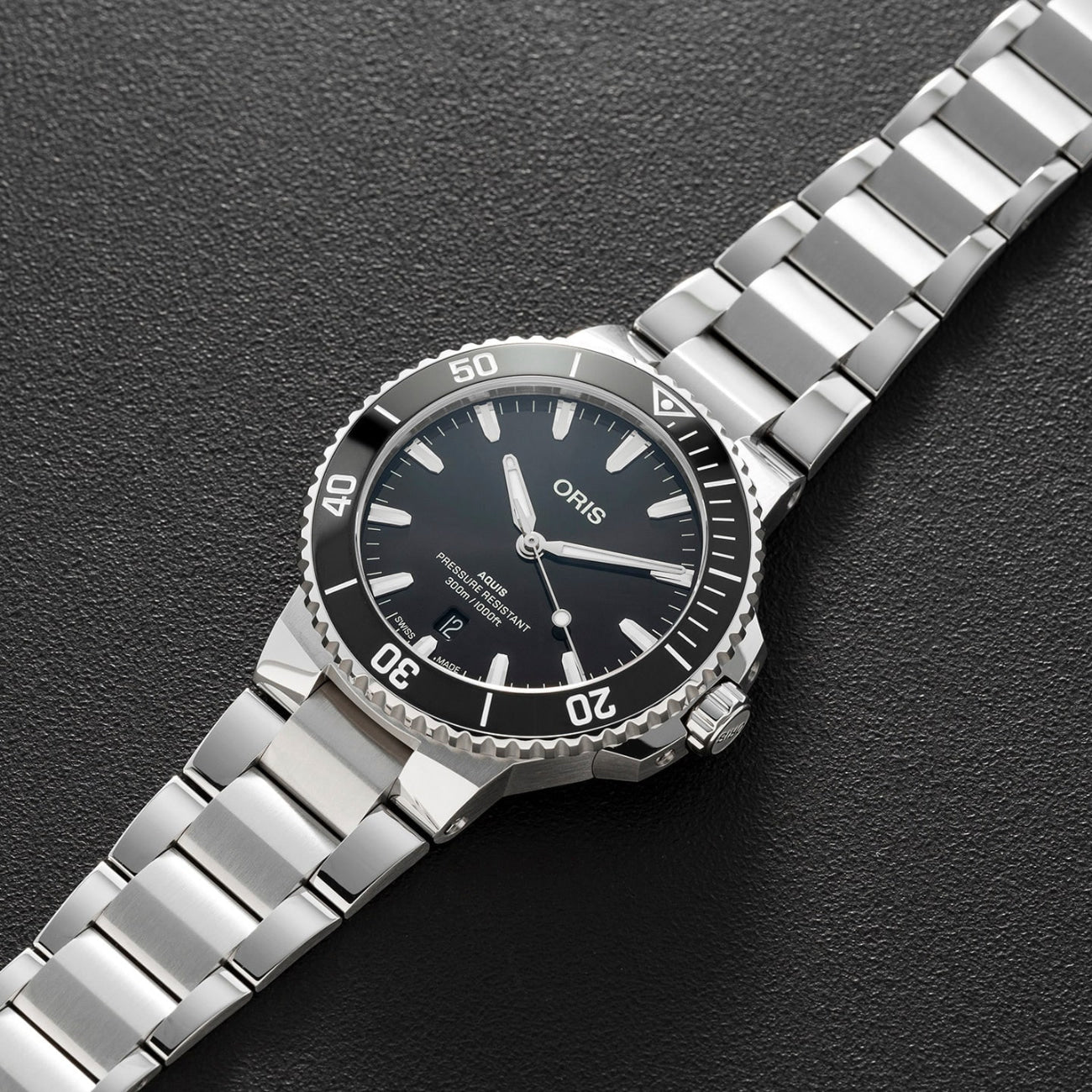 Oris Aquis Date Black New Watches Manfredi Jewels