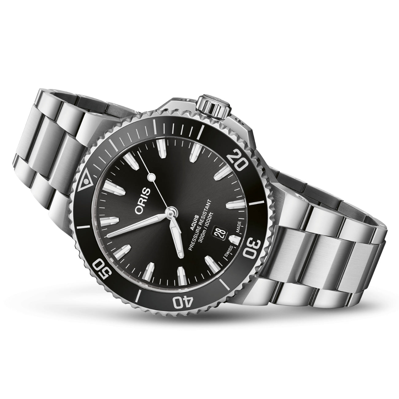 Oris Aquis Date - Black - New Watches | Manfredi Jewels