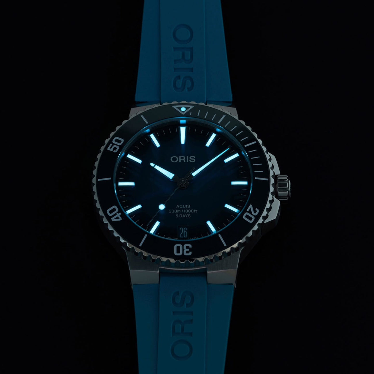 Oris Aquis Date Calibre 400 - Blue - Watches | Manfredi Jewels