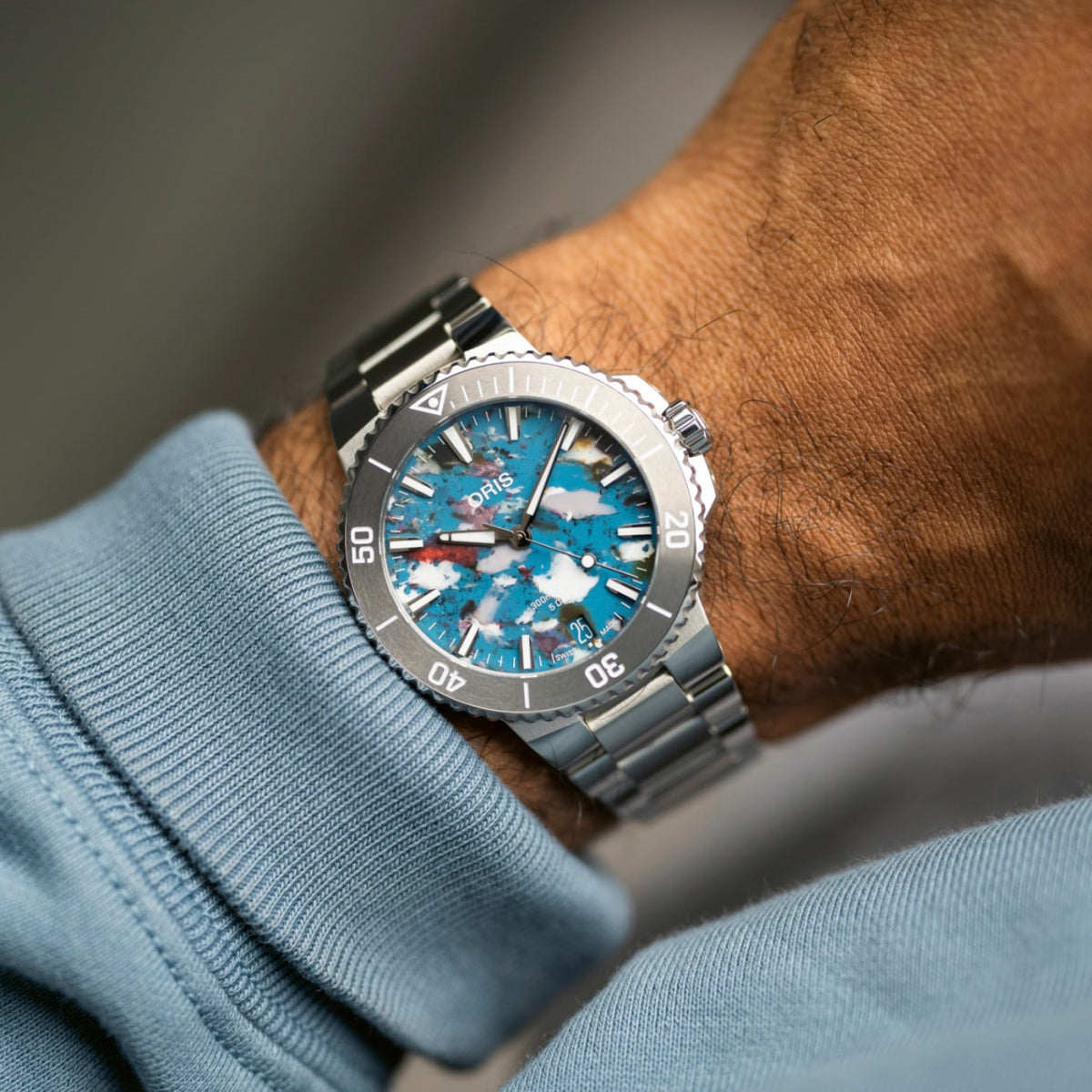 Oris Watches - AQUIS DATE UPCYCLE CALIBRE 400 | Manfredi Jewels