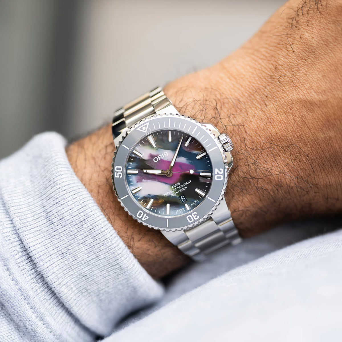 Oris Watches - AQUIS DATE UPCYCLE | Manfredi Jewels
