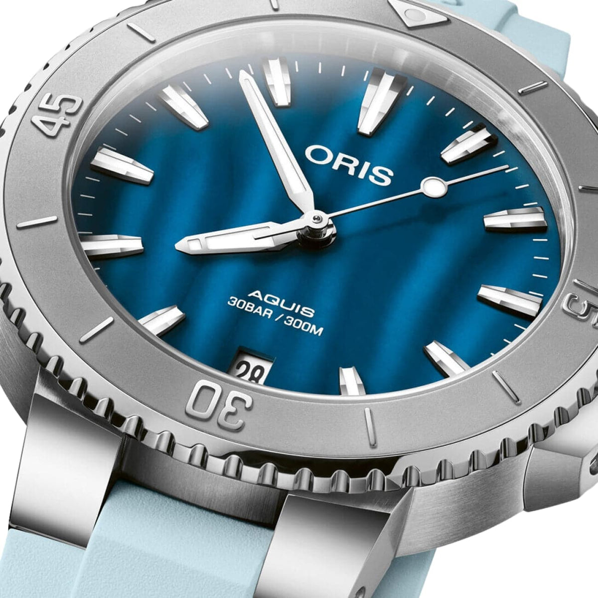 Oris Watches - AQUIS DATE - BLUE MOTHER OF PEARL | Manfredi Jewels