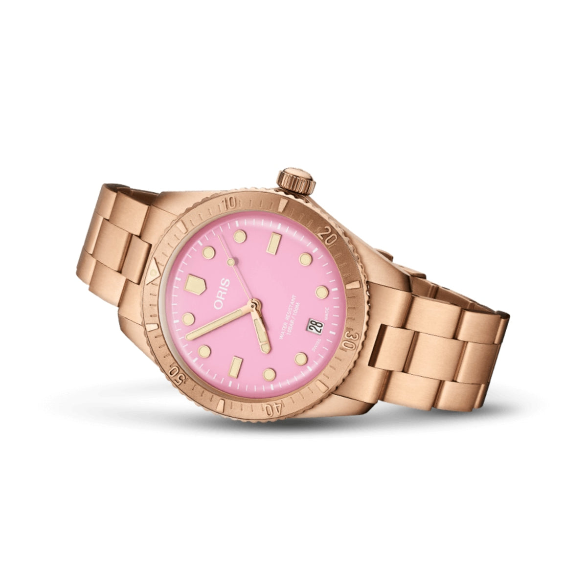 Oris Watches - DIVERS SIXTY-FIVE - PINK BRONZE | Manfredi Jewels