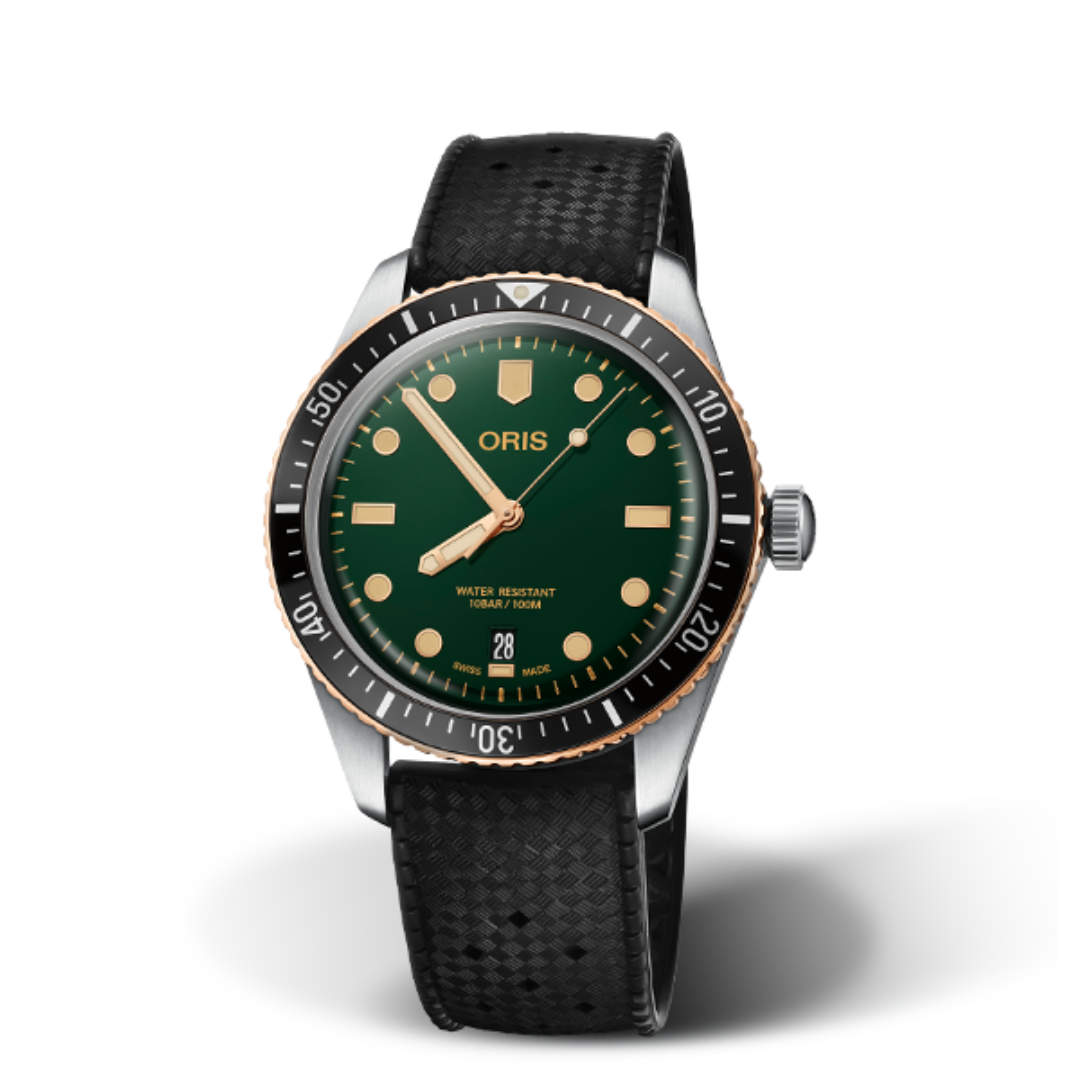 Oris Watches - DIVERS SIXTY-FIVE - GREEN | Manfredi Jewels