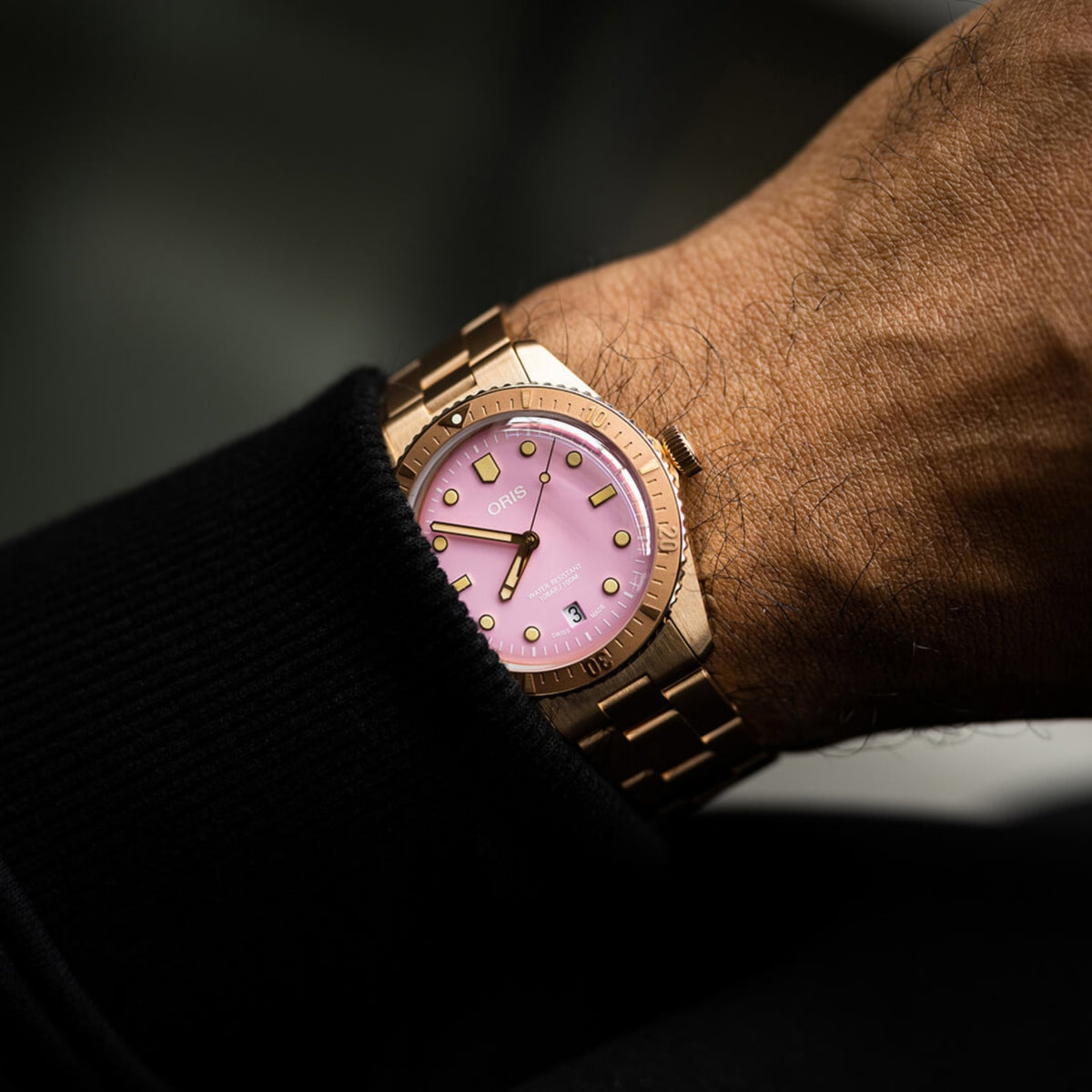 Oris Watches - DIVERS SIXTY-FIVE - PINK BRONZE | Manfredi Jewels