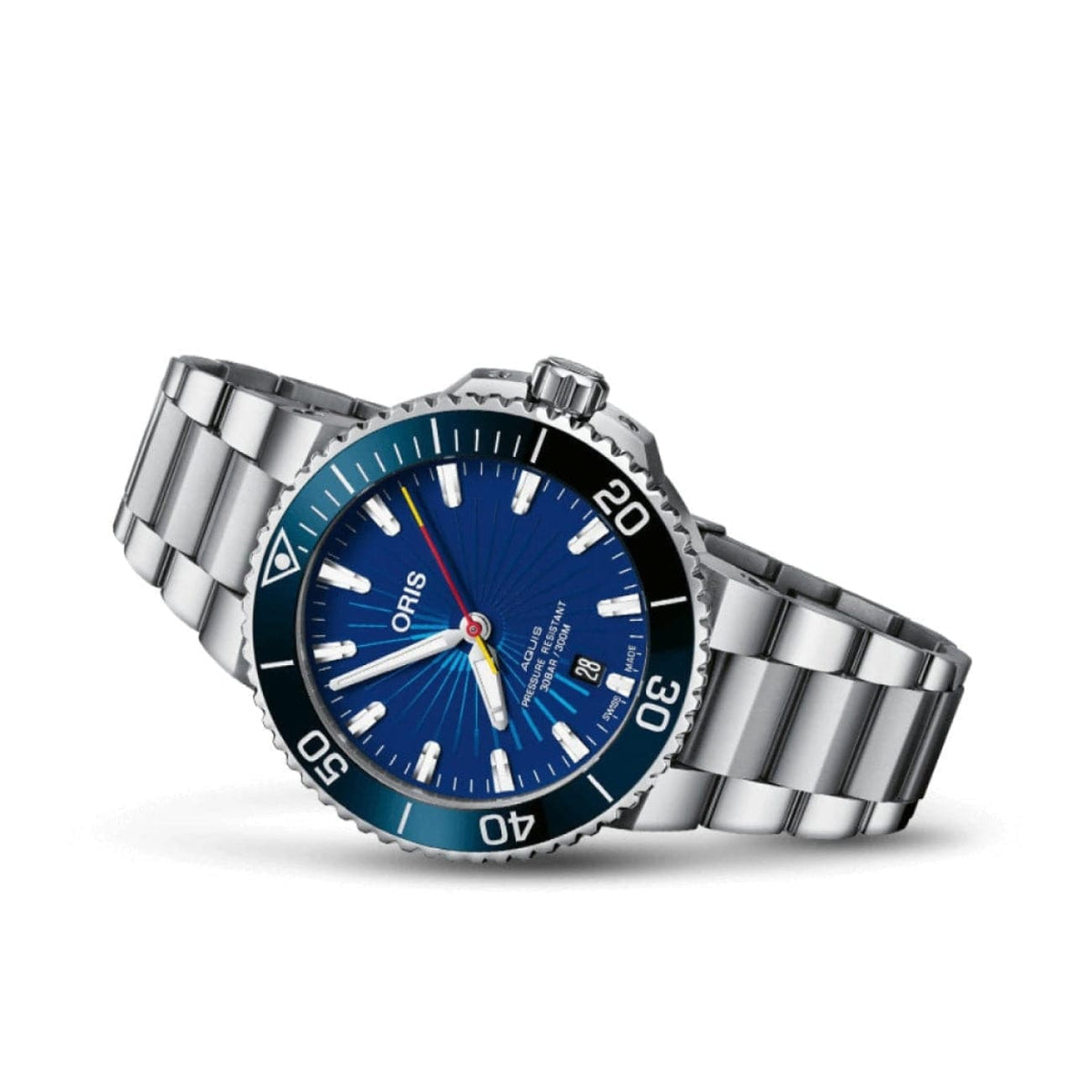 Oris New Watches - AQUIS DATE - BLUE SUN WUKONG LIMITED EDITION | Manfredi Jewels