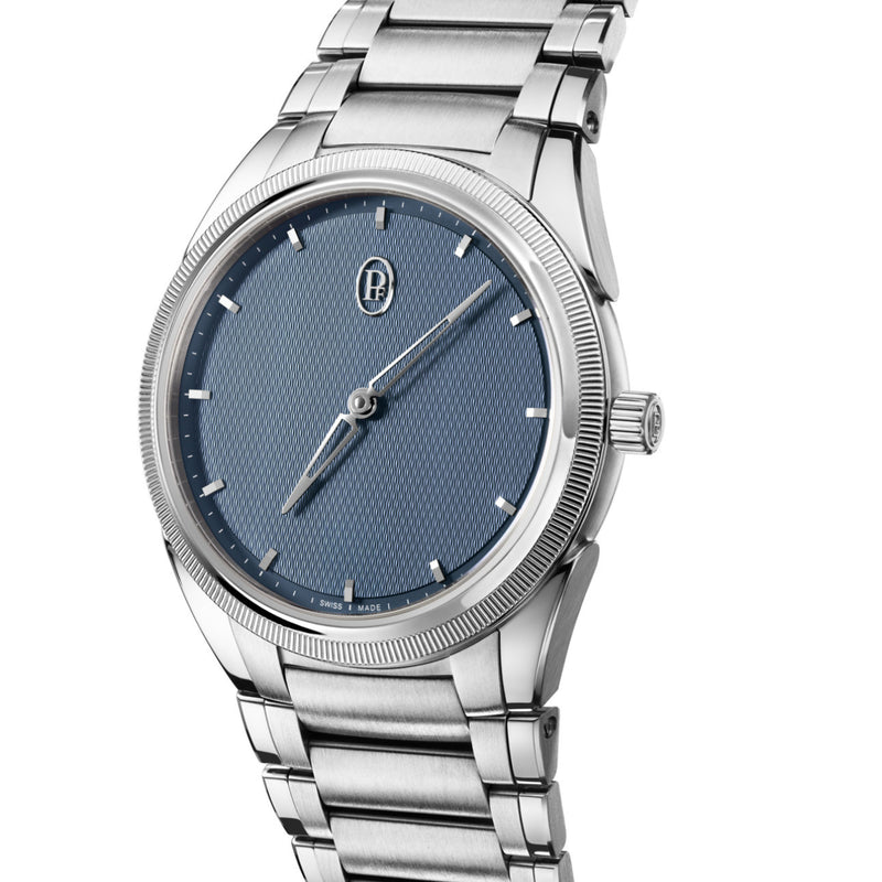 Parmigiani Fleurier Watches TONDA PF AUTOMATIC STEEL STONE BLUE | Manfredi Jewels